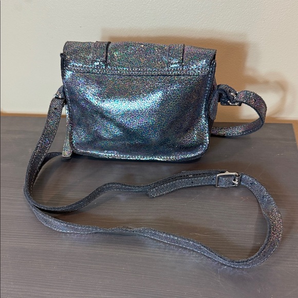 Glittery Soft Leather mini Satchel Bag - Picture 2 of 3